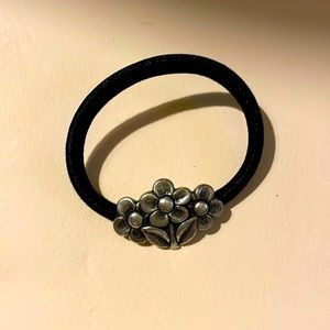 James Avery silver flower hair tie!